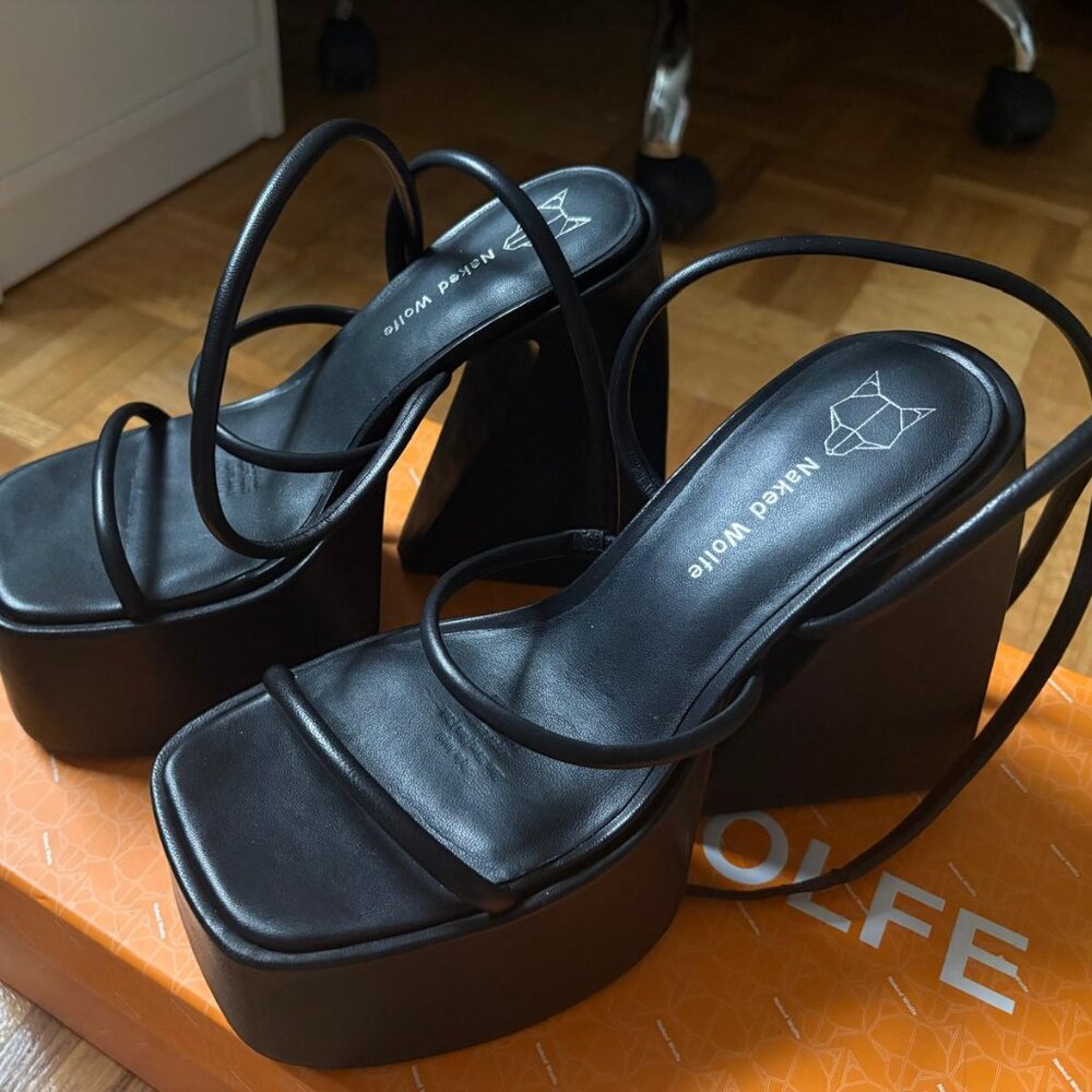 Naked Wolfe Angel Heels